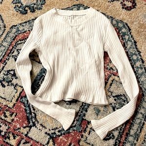 Long sleeve crop top